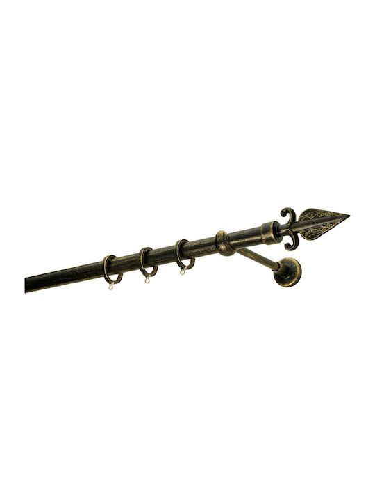 Zogometal Metallic Curtain Pole Rustique Collec...