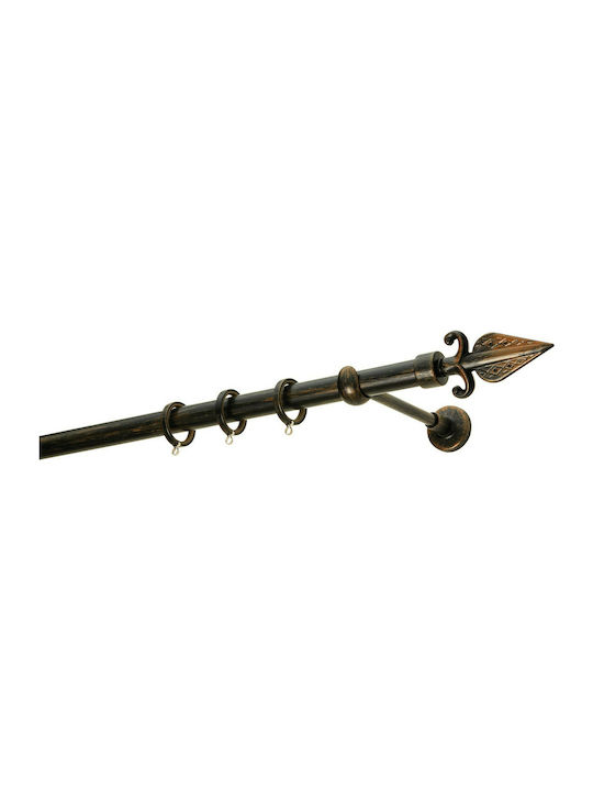 Zogometal Metallic Curtain Pole Rustique Collec...