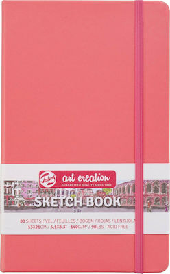 Royal Talens Μπλοκ Ελεύθερου Σχεδίου Art Creation Sketch Book Κοραλί 13x21εκ. 80 Φύλλα