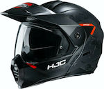 HJC C80 Bult Flip-Up Helmet ECE 22.05 Black/Ora...