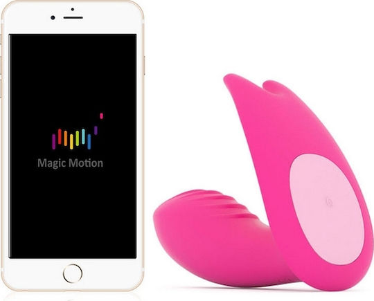 Magic Motion Eidolon Smart Wearable Dual Motor Vibrator Vibrator Masaj cu Telecomandă 8.6cm Pnk