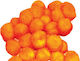 Next Orange Craft Pom Pom with Diameter 20mm Set of 100pcs