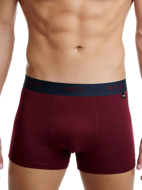 Walk Men's Boxer Burgundy