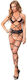 Leg Avenue Lace Wrap Around Bodystocking Sexy Bodystocking Black