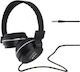 PZX R2 Wired Over Ear Headphones Black