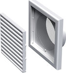 Vents Rectangle Vent Louver with Sieve 14.2x18.6cm