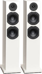 System Audio Saxo 40 Pair of Hi-Fi Speakers Floor 135W 2 No of Drivers W16.5xD25xH84.5cm. White