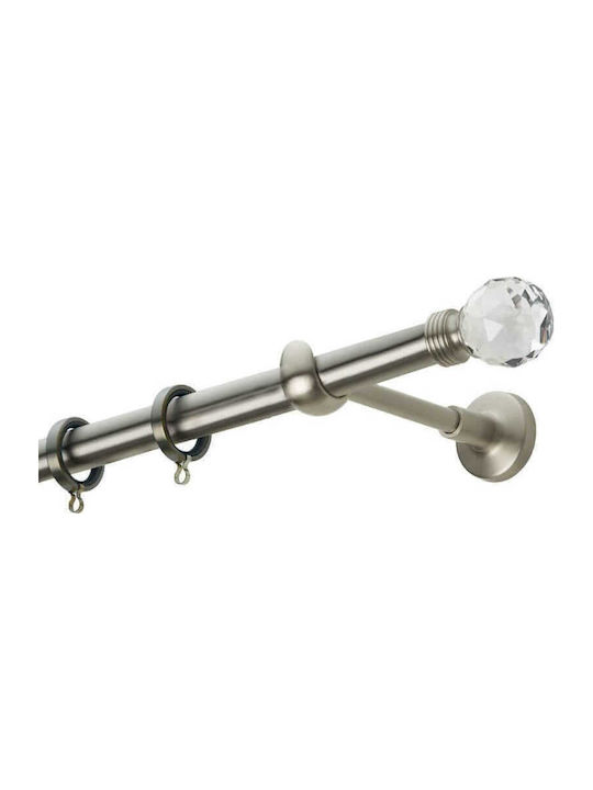 Zogometal Металик Корниз Φ20мм 160бр Никел мат ...