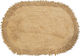 Le Blanc Badematte Baumwolle Oval Σπέτσες 7002539-6 Beige 40x60cm