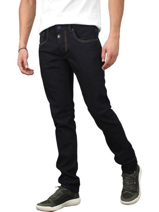 Cover Jeans Teddy E0079 Ανδρικό Παντελόνι Τζιν σε Slim Εφαρμογή Navy Μπλε