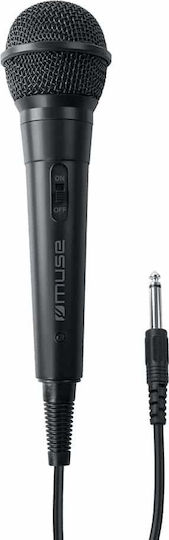 Muse Wired Karaoke Microphone in Black Color