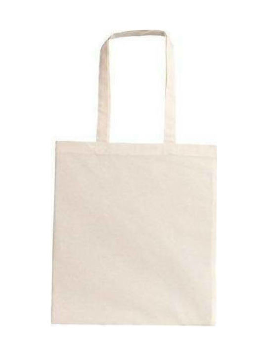 Ubag Hawai Βαμβακερή Τσάντα για Ψώνια σε Μπεζ χρώμα
