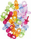 I-Mondi Craft Beads Multicolor 24pcs Colorful Pacifier Beads 22mm 24pcs 22mm
