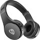 Ovleng S55 Bluetooth Wireless On Ear Headphones with Radio with 6 hours of Operation Black