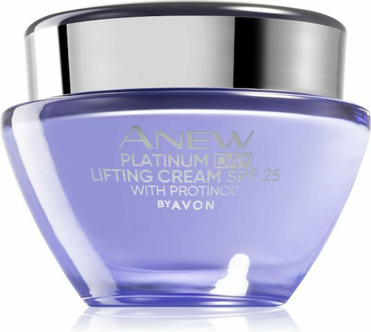 Avon Anew Platinum Cremă de Față de Zi cu SPF25 pentru Anti-îmbătrânire, Tonifiere și Reconstrucție 50ml