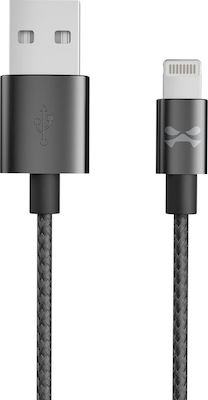 Ghostek Braided USB to Lightning Cable Μαύρο 1m (GHOCBL013)