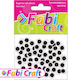 Fabi Craft Eyes 70pcs in Black Color