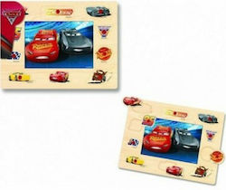 Ξύλινο Παιδικό Puzzle Σφηνώματα Cars 16pcs