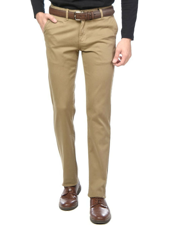 Brokers Jeans Trousers Chino Brown