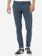 Brokers Jeans 19014-552-31 Ανδρικό Παντελόνι Chino Ελαστικό σε Slim Εφαρμογή Μπλε