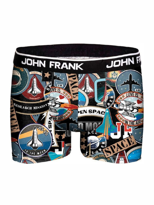 John Frank Space Boxeri pentru bărbați Multicolor cu modele 1Pachet