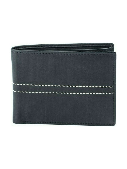 Fetiche Leather AN-5-974 Men's Leather Wallet Black AN 5-974