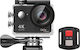 Clever V3 Action Camera 4K Ultra HD Underwater (with Case) and Wi-Fi Black