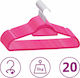 vidaXL Clothes Hanger Pink 289923 20pcs