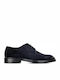 Andrea Nobile Camoscio D160 Men's Leather Casual Shoes Blue