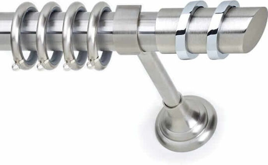 Anartisi Металик Корниз S12 Φ35мм 160бр Nikel satin