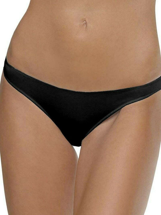 Helios Women's Cotton String Black 2Pack