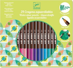 Djeco Watercolour Pencils Set 24pcs