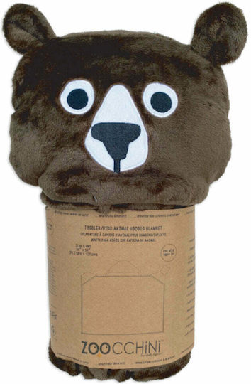 Zoocchini Blanket Fleece Bear Brown 91x127cm