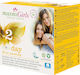 Masmi Girls Natural Cotton Hygienepads mit Flügeln für Normaler Fluss 2 Tropfen Größe 2 10Stück