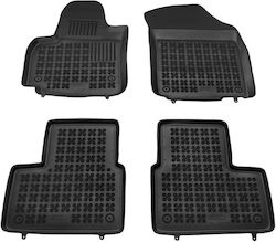 Rezaw Plast Auto Fußmatten Satz Vorder- und Rückseite 4 Stück Für Suzuki SX4 2006-2013 Schwarze