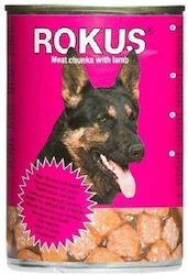 Rokus Canned Wet Dog Food with Lamb 1 x 1250gr