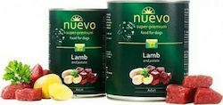 Nuevo Super Premium Canned Wet Dog Food with Lamb and Potatoes 1 x 400gr