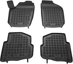 Rezaw Plast Σετ Μπροστινά και Πίσω 4τμχ για Volkswagen Polo 2014 Μαύρα Rezaw Plast Σετ Μπροστινά και Πίσω 4τμχ για Volkswagen Polo 2014 Μαύρα