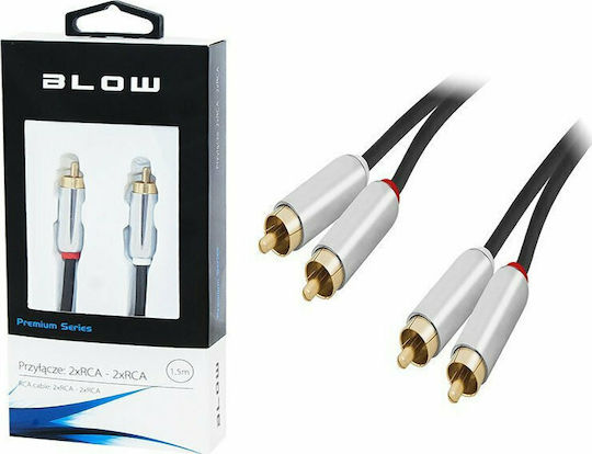 Blow Кабел RCA мъжки - RCA мъжки 1.5м DM-250