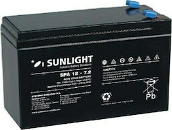 SunLight SPA 12-7.2 (F2) UPS Battery with Capac...