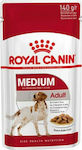 Royal Canin Medium Υγρή Τροφή Σκύλου με Κρέας σε Φακελάκι 10 x 140γρ.