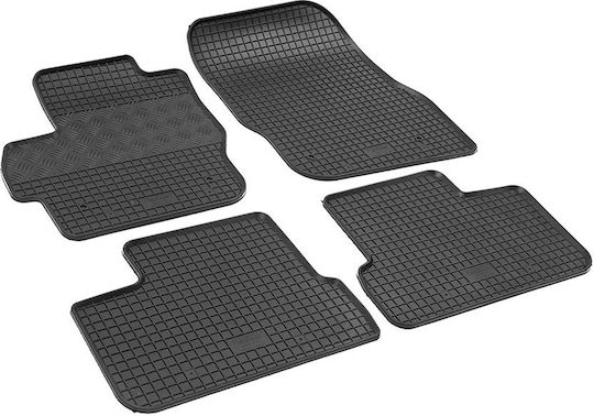 Rigum Set Covorașe Față și Spate 4buc din Furtun pentru Mazda 3 2009 2014 Negre
