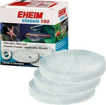 Eheim Fiberglass for Aquarium Filtering Set of 3 Glass Wool for Classic 150/2211 Filters 3pcs