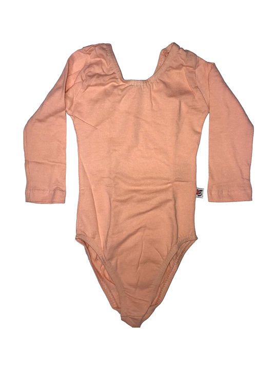Dansport Kids' Rhythmic Ballet Bodysuit Beige