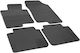Rigum Set of Front and Rear Mats 4pcs for Hyundai Sonata 2011-2015 Black