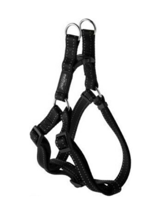 Rogz Dog Harness Utility Step-In 16mm Black Black Medium RGSSJ11A