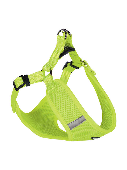 Nobby Dog Harness Vest Mesh Reflect Lime Yellow Small 10mm x 41-46cm 80625-24
