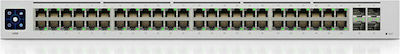 Ubiquiti UniFi Switch 48 (Touchscreen) Verwaltet L2 Switch mit 48 Ports Gigabit (1Gbps) Ethernet und 4 SFP Ports