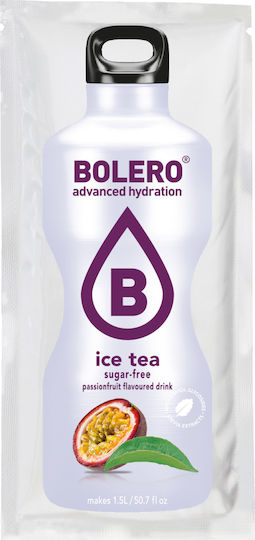 Bolero Advanced Hydration Ice Tea Φρούτα του Πάθους σε Σκόνη Χωρίς Ανθρακικό & Ζάχαρη I002976 9gr