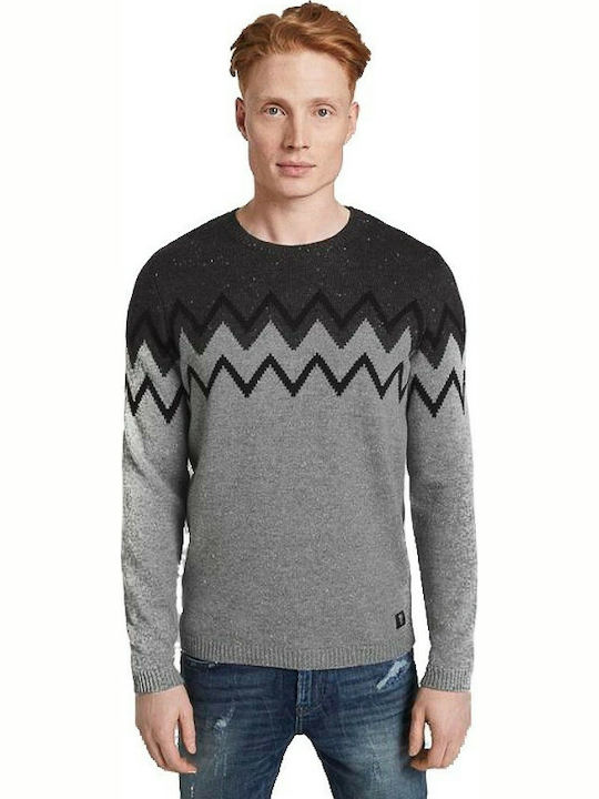 Tom Tailor Men's Long Sleeve Sweater Gray 1014462-20386